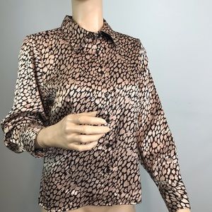 💜Preston and York petite long sleeve blouse 12P